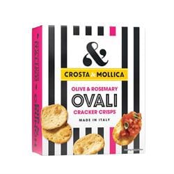 Crosta & Mollica Ovali - Olive & Rosemary 120g