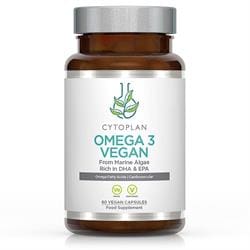 Omega 3 Vegan From Marine Algae - Rich in DHA & EPA 60 capsules