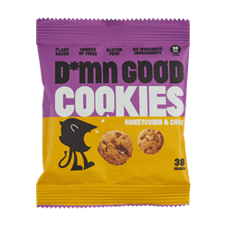 D*MN GOOD Vegan Honeycomb and Choc Cookies 38g