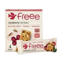 Organic Cranberries And 100% Wholegrain Oats Bars 4x35g