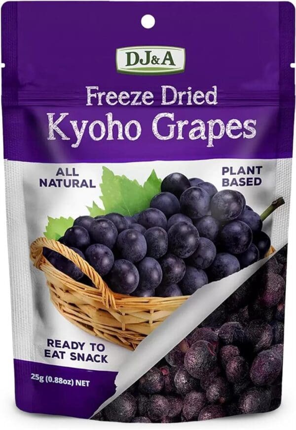 DJ & A Freeze Dried Kyoho Grapes 25g