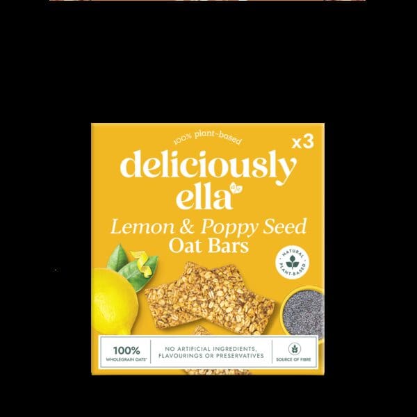 Deliciously Ella Lemon & Poppyseed Oat Bar Multipack (3 x 50g) - Image 2