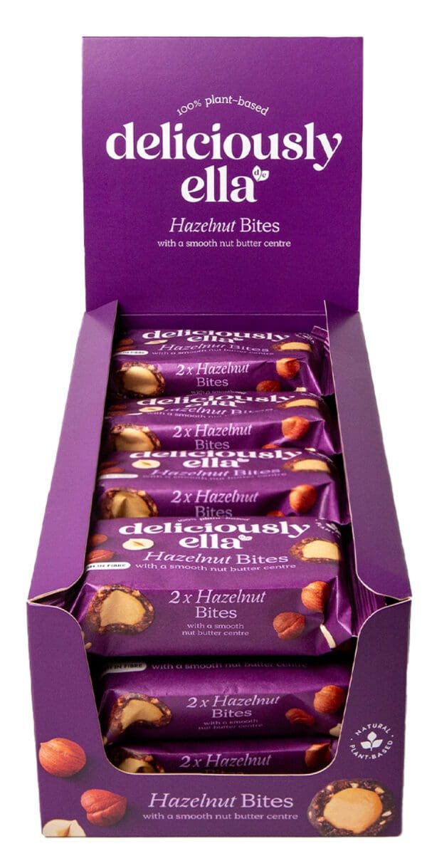 Deliciously Ella Hazelnut Nut Butter Bites 36g - Image 2