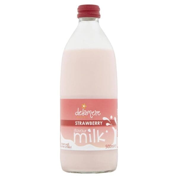 Delamere Dairy Strawberry Flavoured Cows Milk 500ml - Image 2