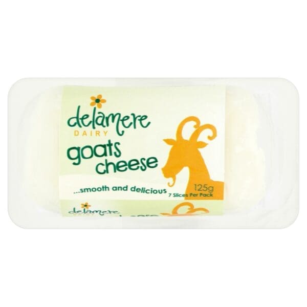 Delamere Dairy Natural Goats Cheese Log 125g - Image 2