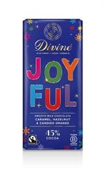 Divine Milk Chocolate Caramel Hazelnuts Candied Orange Zest 180g