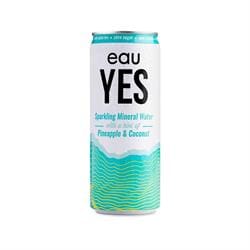 eauYES Pineapple & Coconut Sparkling Mineral Water 330ml