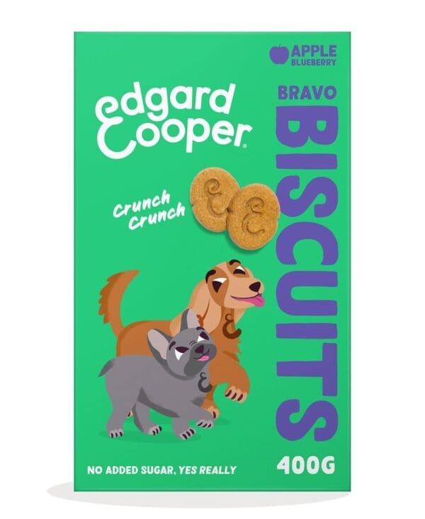 Dog Biscuits Apple and Blueberry 400g