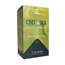 CBD Tea With Adaptogens - English Breakfast - 15 Tea Bags