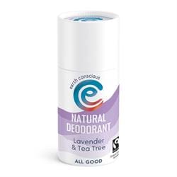 Earth Conscious Natural Deodorant Stick Lavender & Tea Tree 60g