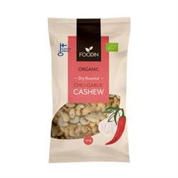 Organic Dry Roasted Chili-Garlic Cashew 120g