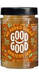 GOOD GOOD Apricot Jam 330g - No Added Sugar