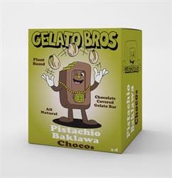 Gelato Bros Pistachio Baklawa Chocos 4 x 50ml