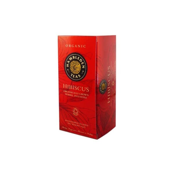 Hambleden Herbs Organic Hibiscus teabags - Image 2