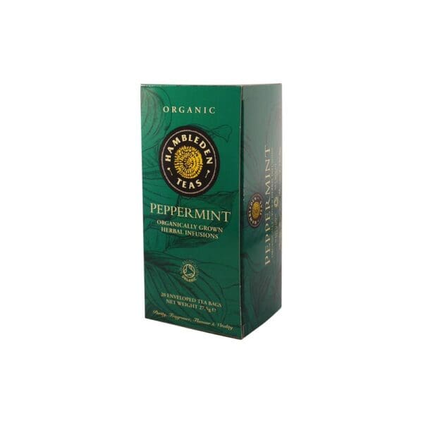 Hambleden Herbs Organic Peppermint teabags 27.5g - Image 2