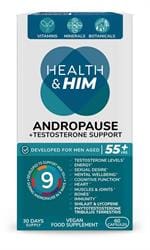 Health & Him Andropause 55+ Multi-Nutrient Supplement 60capsules