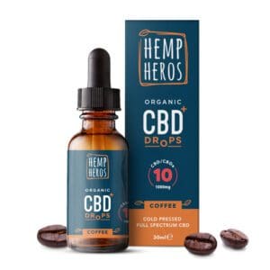 Organic cold pressed CBD+ 1000mg Coffee flavour - 30ml bottle