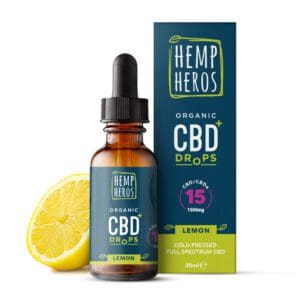 Organic cold pressed CBD+ 1500mg lemon flavour - 30ml bottle