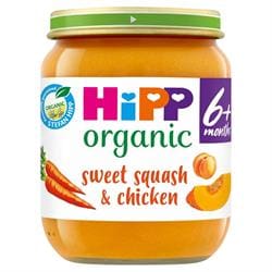 Organic Sweet Squash & Chicken 125g