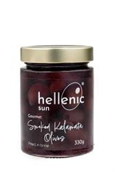 Hellenic Sun Smoked Pitted Kalamata Olives 330g