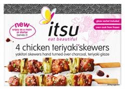 Chicken Teriyaki Skewers 260g