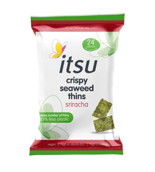 Sriracha Crispy Seaweed Thins 5g - Image 2