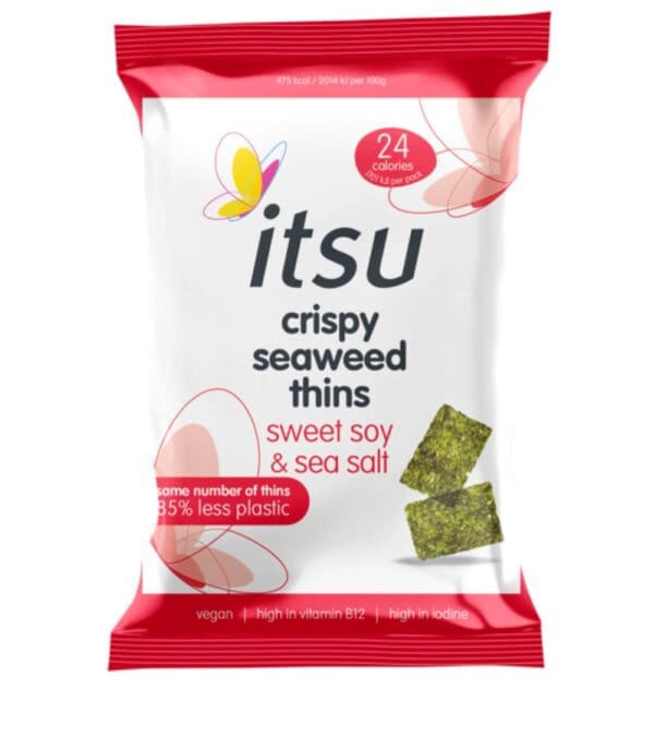 Sweet Soy & Sea Salt Crispy Seaweed Thins 5g - Image 2