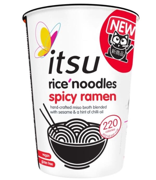 Spicy Ramen Noodle Cup 64g - Image 2