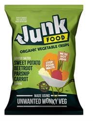 Junk Food Organic Mixed Vegetable Crisps 100g