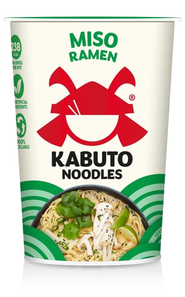 Kabuto Noodles Miso Ramen 65g - Image 2