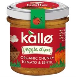 Organic Chunky Tomato & Lentil Dip 140g