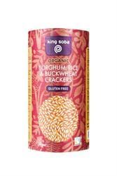 King Soba Org & Fairtrade Sorghum Rice & Buckwheat Crackers 120g