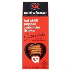 Gluten-Free Hot Chilli Pepper Coriander Lime Cheese Wafer 110g