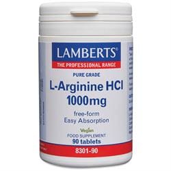 L-Arginine HCl 1000mg 90 tablet