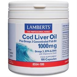 Cod Liver Oil 1000mg 180 capsule