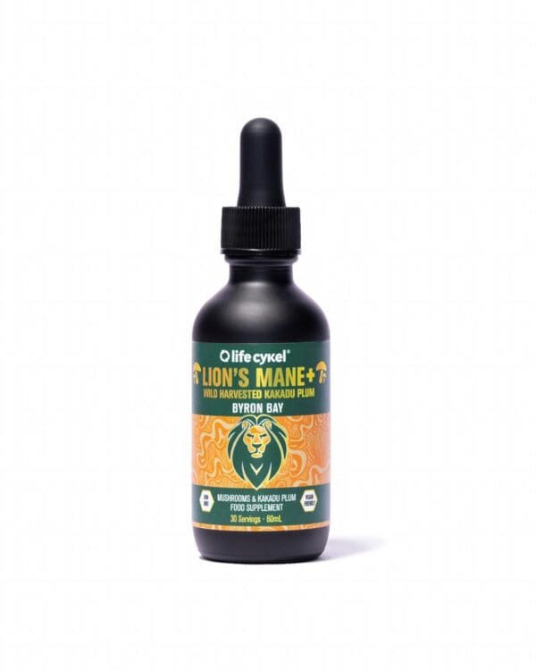 Lions Mane Dual Mushroom Liquid Extract with Kakadu Plum 60ml - Image 2