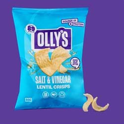 Salt & Vinegar Lentil Crisps 80g