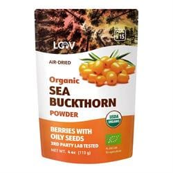 Organic Sea Buckthorn Air-Dried Powder 113g