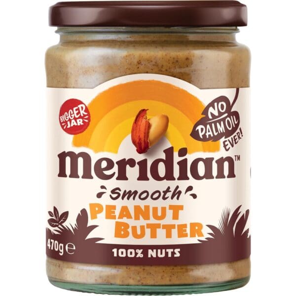 Meridian Smooth Peanut Butter 100% 470g - Image 2