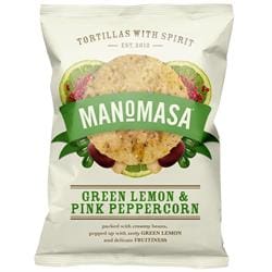 Manomasa Green Lemon & Pink Peppercorn Tortillas 140g