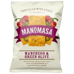 Manomasa Manchego & Green Olive Tortillas 140g