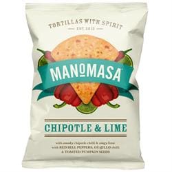 Manomasa Chipotle & Lime Tortillas 140g