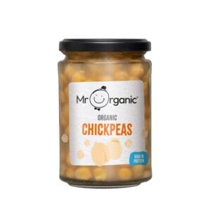 Mr Organic Chickpeas 350g (in glass jar)