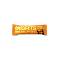 Misfits Plant-Based Peanut Butter Fudge Protein Bar 50g