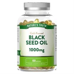 Black Seed Oil 1000mg Cold Pressed 60 Softgels