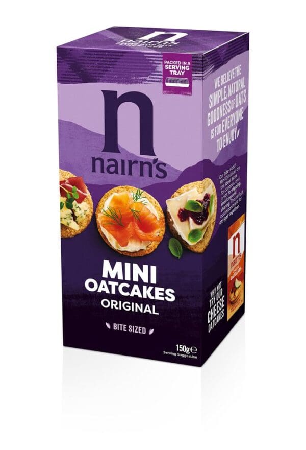 Nairn's Mini Original Oatcakes 150g - Image 2