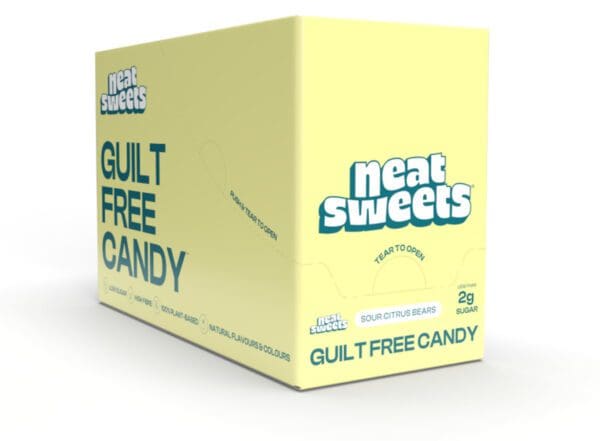 NeatSweets Low Sugar Plant Based Sour Citrus Gummy Bears 50g - Image 2