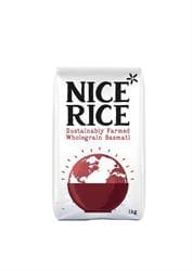 Nice Rice Sustainably Farmed Wholegrain Basmati rice 1kg