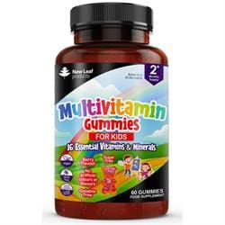 Multivitamin Gummies For Kids Sugar Free Vegan Recyclable Bottle