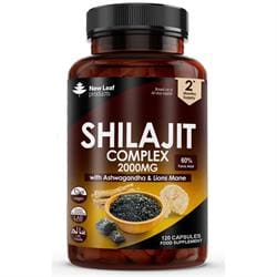 Shilajit Ashwagandha & Lions Mane 2000mg 120 Capsules